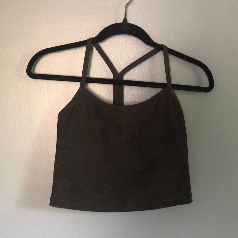 Beyond Yoga space dye crop racerback tank